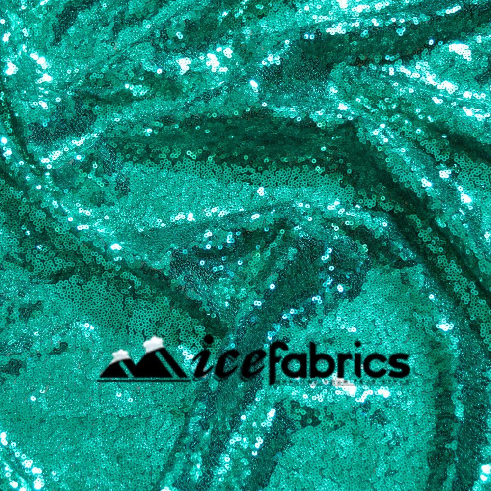 All Over Teal Green Mesh Glitz Mini Sequins FabricICE FABRICSICE FABRICSPer YardAll Over Teal Green Mesh Glitz Mini Sequins Fabric ICE FABRICS