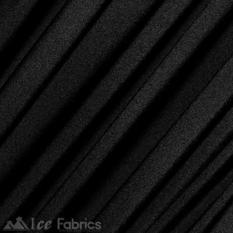 Black 4 Way Stretch Nylon Spandex Fabric WholesaleICE FABRICSICE FABRICSBy The Roll (72" Wide)Black 4 Way Stretch Nylon Spandex Fabric Wholesale ICE FABRICS