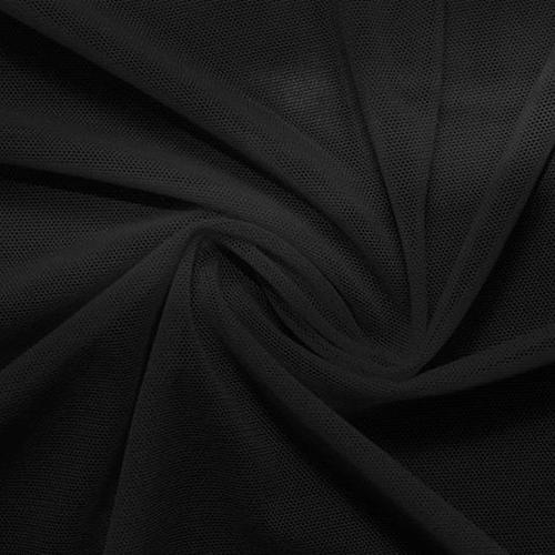 Black Classic Power Mesh 4 Way Stretch FabricICE FABRICSICE FABRICSBlackBy The YardBlack Classic Power Mesh 4 Way Stretch Fabric ICE FABRICS