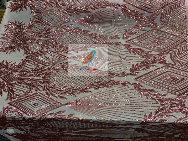 Bridal Fashion 4 Way Stretch Sequin Fabric Sold By The Yard For Wedding DressesICE FABRICSICE FABRICSYellowBy The Yard (58" Wide)Bridal Fashion 4 Way Stretch Sequin Fabric Sold By The Yard For Wedding Dresses ICE FABRICS Dusty Rose