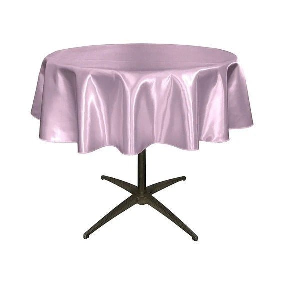 Bridal Satin Round 51-Inch, Wedding Prom Decoration Tablecloth Outdoor Birthday Party, DJ Party And Dining Table DecorICE FABRICSICE FABRICSLilac1Bridal Satin Round 51-Inch, Wedding Prom Decoration Tablecloth Outdoor Birthday Party, DJ Party And Dining Table Decor ICE FABRICS Lilac