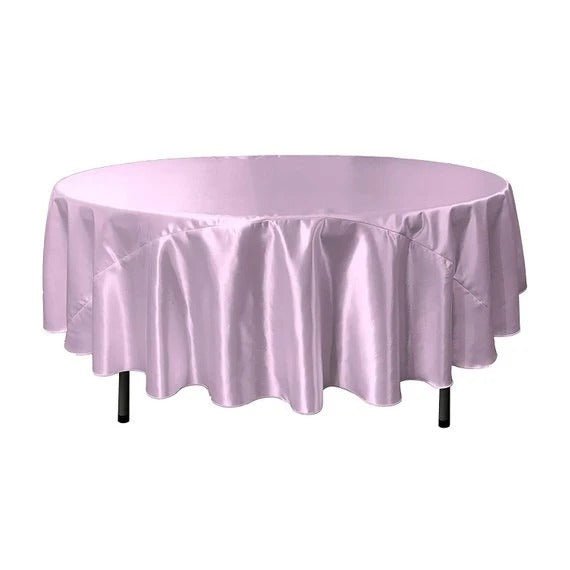 Bridal Satin Round Tablecloth, 90-Inch, Wedding Prom Decoration Outdoor Birthday Party, DJ Party, And Dining Tables DecorICE FABRICSICE FABRICSLilacBridal Satin Round Tablecloth, 90-Inch, Wedding Prom Decoration Outdoor Birthday Party, DJ Party, And Dining Tables Decor ICE FABRICS Lilac