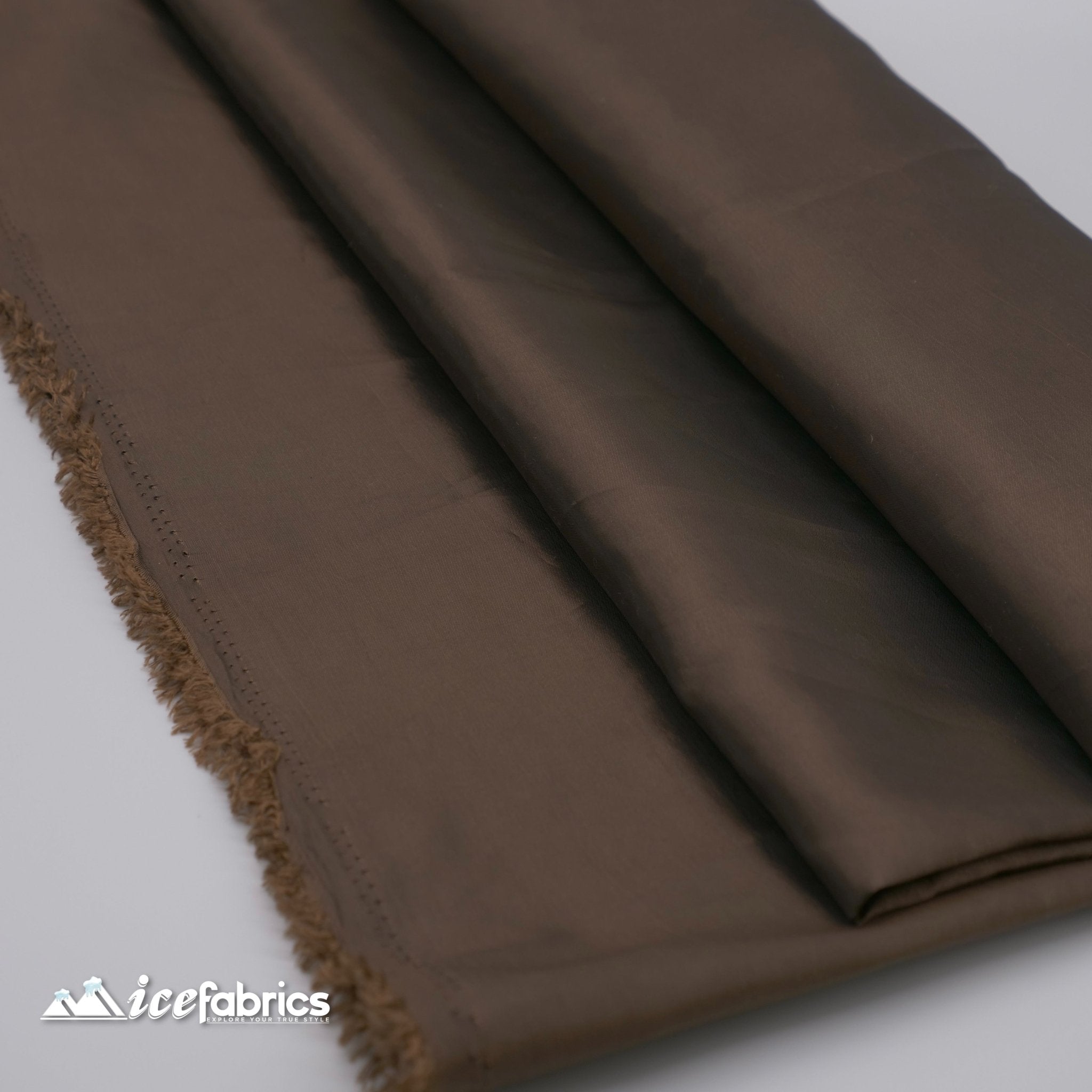 Brown Luxury Solid/ Taffeta Fabric / Fashion FabricTaffeta FabricICEFABRICICE FABRICSBrownPer YardBrown Luxury Solid/ Taffeta Fabric / Fashion Fabric ICEFABRIC