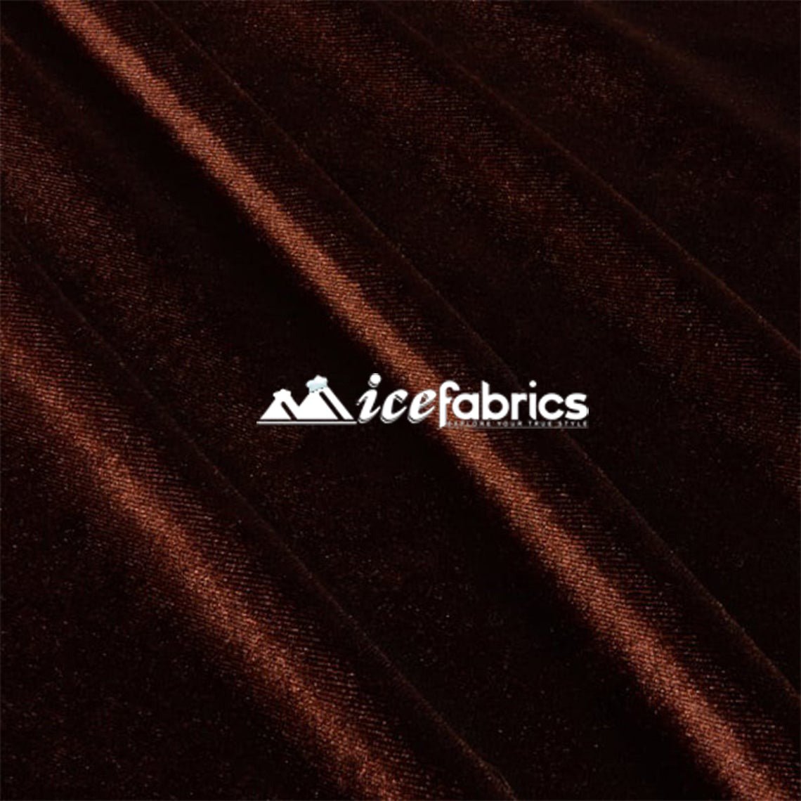 Brown Stretch Velvet Fabric _ Spandex FabricVelvet FabricICE FABRICSICE FABRICSBrown Stretch Velvet Fabric _ Spandex Fabric ICE FABRICS