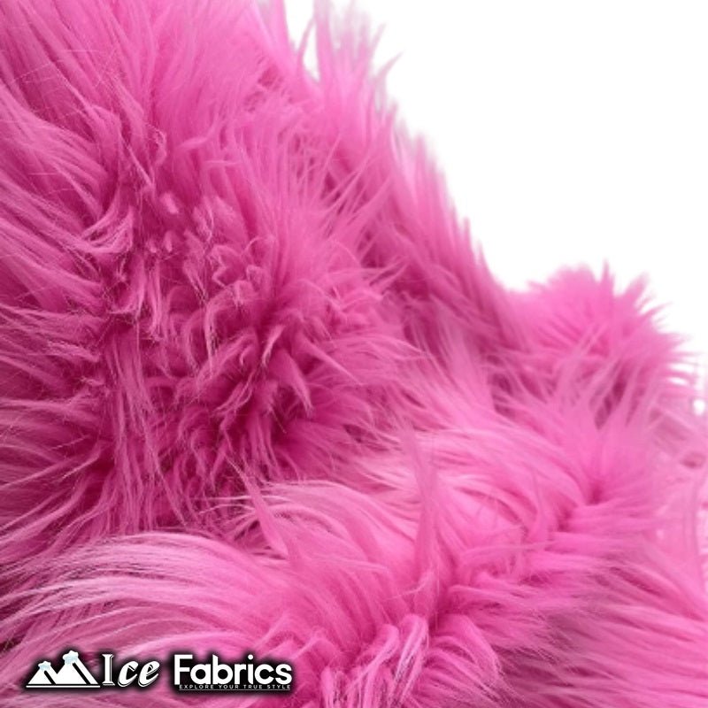 Bubble Gum Shaggy Mohair Faux Fur Fabric Wholesale (20 Yards Bolt)ICE FABRICSICE FABRICSLong pile 2.5” to 3”20 Yards Roll (60” Wide )Bubble Gum Shaggy Mohair Faux Fur Fabric Wholesale (20 Yards Bolt) ICE FABRICS