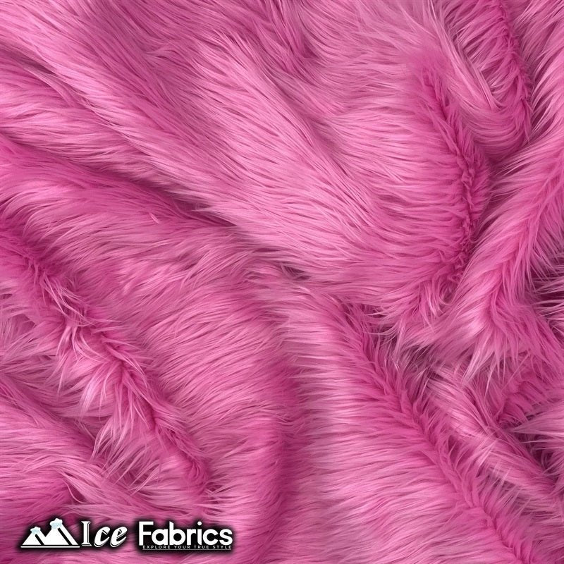 Bubble Gum Shaggy Mohair Faux Fur Fabric Wholesale (20 Yards Bolt)ICE FABRICSICE FABRICSLong pile 2.5” to 3”20 Yards Roll (60” Wide )Bubble Gum Shaggy Mohair Faux Fur Fabric Wholesale (20 Yards Bolt) ICE FABRICS