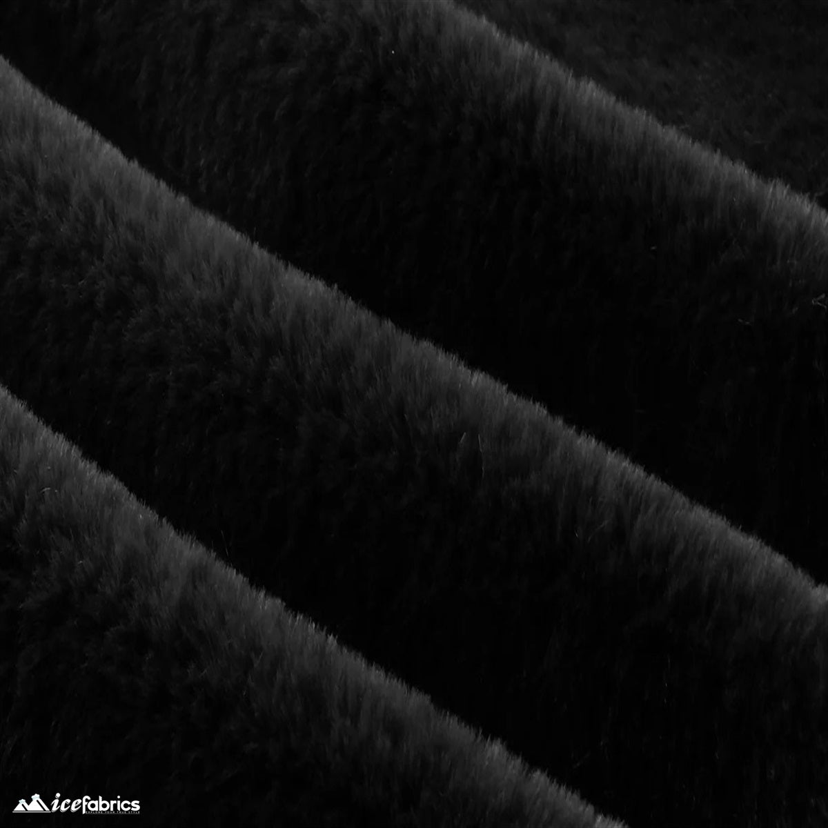 Bunny Thick Faux Fur Minky Fabric / Short Pile / Super SoftICE FABRICSICE FABRICSBlackBy The Yard (60 inches Wide)Bunny Thick Faux Fur Minky Fabric / Short Pile / Super Soft ICE FABRICS Black