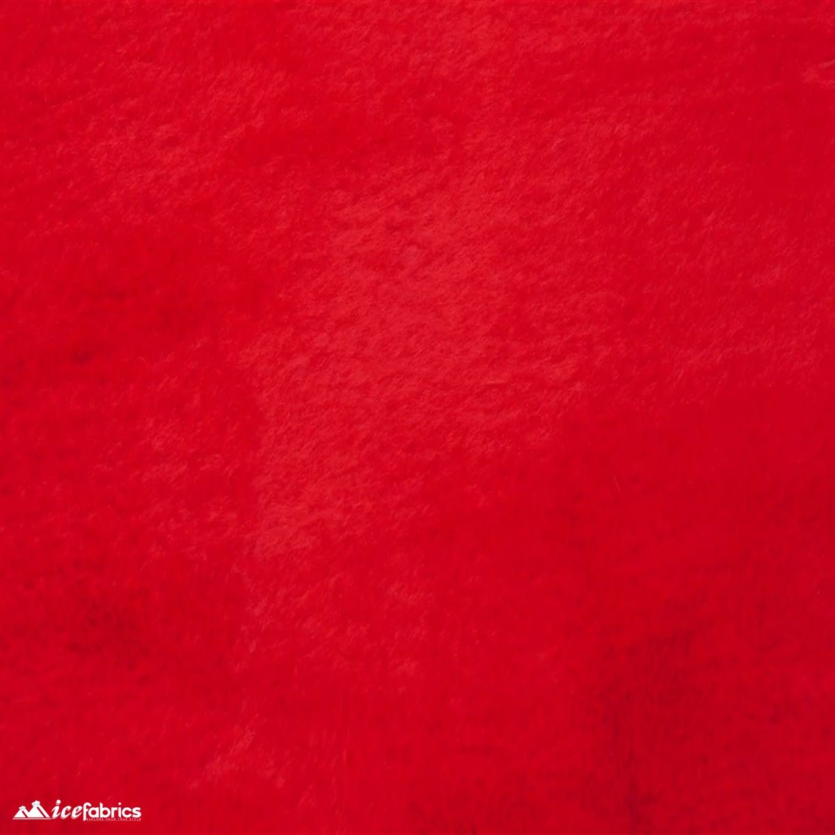 Bunny Thick Faux Fur Minky Fabric / Short Pile / Super SoftICE FABRICSICE FABRICSRedBy The Yard (60 inches Wide)Bunny Thick Faux Fur Minky Fabric / Short Pile / Super Soft ICE FABRICS Red