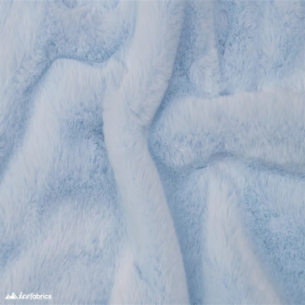 Bunny Thick Faux Fur Minky Fabric / Short Pile / Super SoftICE FABRICSICE FABRICSBlueBy The Yard (60 inches Wide)Bunny Thick Faux Fur Minky Fabric / Short Pile / Super Soft ICE FABRICS Blue