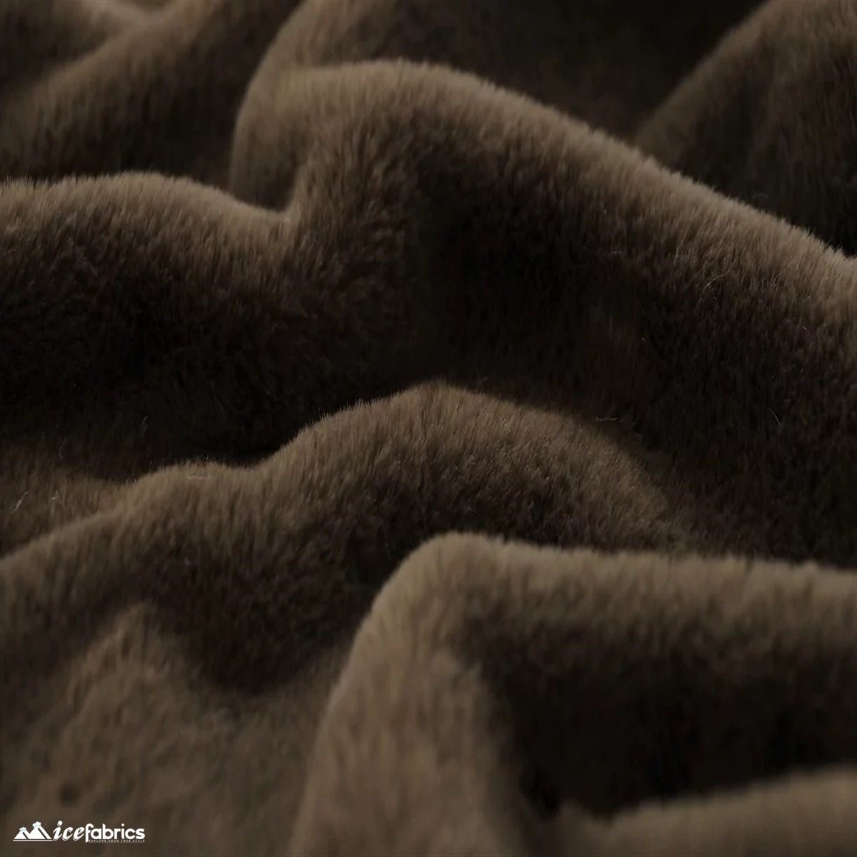 Bunny Thick Faux Fur Minky Fabric / Short Pile / Super SoftICE FABRICSICE FABRICSBrownBy The Yard (60 inches Wide)Bunny Thick Faux Fur Minky Fabric / Short Pile / Super Soft ICE FABRICS Brown