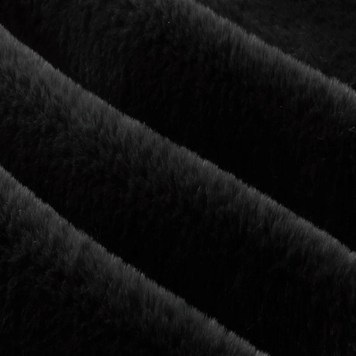 Bunny Thick Minky Fabric By The Roll (20 Yards)ICE FABRICSICE FABRICSBlackBy The Yard (60 inches Wide)Bunny Thick Minky Fabric By The Roll (20 Yards) ICE FABRICS Black