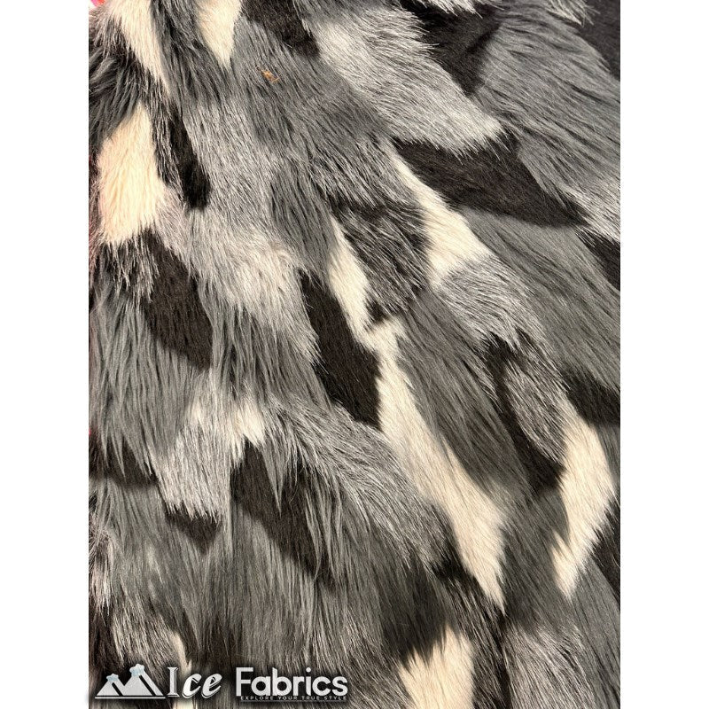 Canadian multi color Faux Fur Fabric By The YardICE FABRICSICE FABRICSBy The Yard (60" Wide)Long Pile (2.5” long)GreyCanadian multi color Faux Fur Fabric By The Yard ICE FABRICS Grey