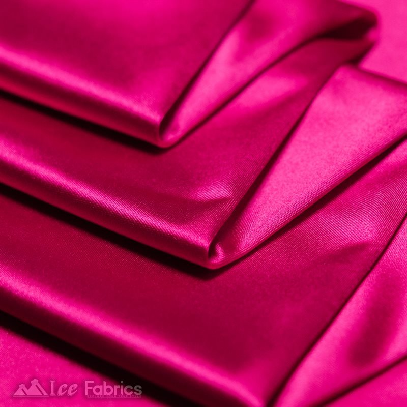 Stretch Satin Polyester Spandex Thicken Fabric