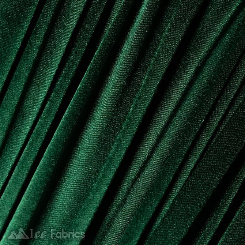 Casino Shiny Hunter Green Spandex 4 Way Stretch Satin FabricICE FABRICSICE FABRICS1 Yard Hunter GreenBy The Yard (60" Wide)Thick and HeavyCasino Shiny Hunter Green Spandex 4 Way Stretch Satin Fabric ICE FABRICS