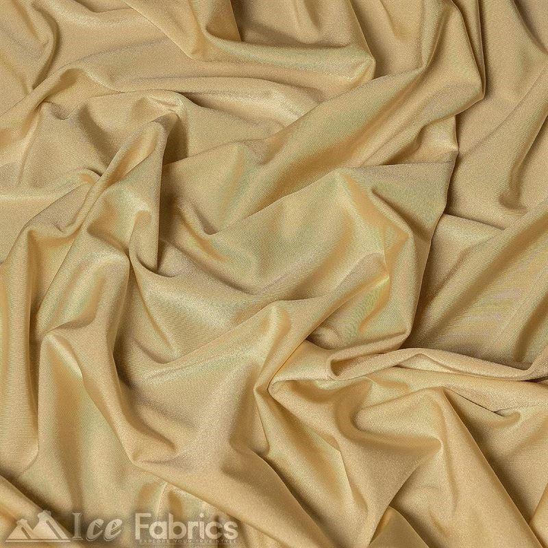 Champagne 4 Way Stretch Nylon Spandex Fabric WholesaleICE FABRICSICE FABRICSBy The Roll (72" Wide)Champagne 4 Way Stretch Nylon Spandex Fabric Wholesale ICE FABRICS