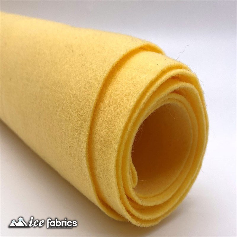 Champagne Acrylic Wholesale Felt Fabric 1.6mm ThickICE FABRICSICE FABRICSBy The Roll (72" Wide)Champagne Acrylic Wholesale Felt Fabric (20 Yards Bolt ) 1.6mm Thick ICE FABRICS