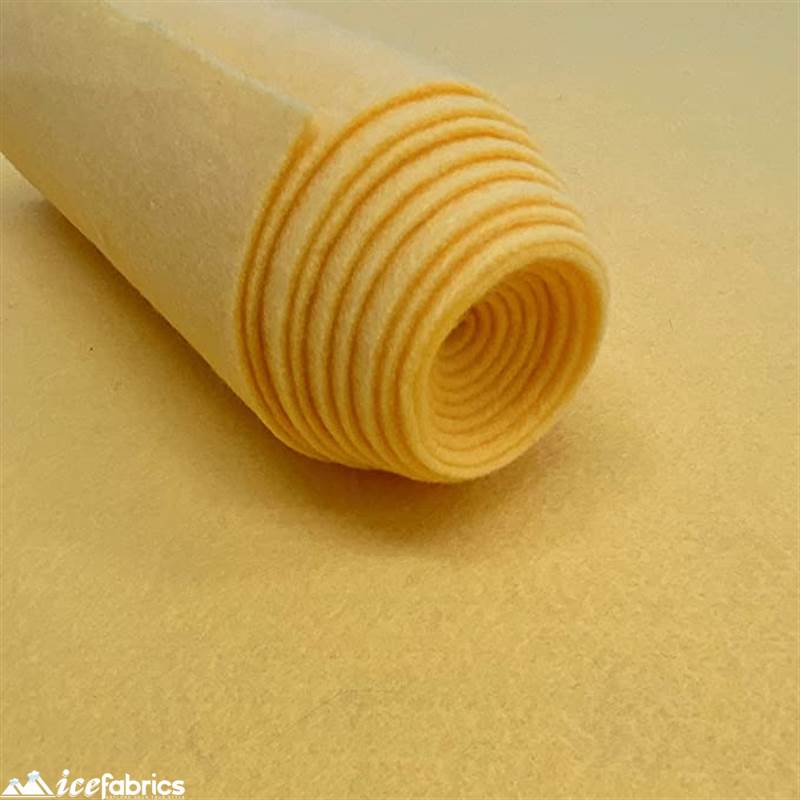 Champagne Crafts Acrylic Felt Fabric | 72” Wide | 36” LongICE FABRICSICE FABRICSBy The Yard1.6mm ThickChampagne Crafts Acrylic Felt Fabric | 72” Wide | 36” Long ICE FABRICS