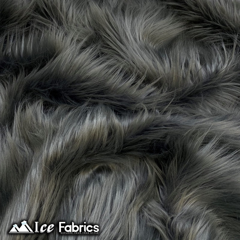 Charcoal Shaggy Mohair Faux Fur Fabric Wholesale (20 Yards Bolt)ICE FABRICSICE FABRICSLong pile 2.5” to 3”20 Yards Roll (60” Wide )Charcoal Shaggy Mohair Faux Fur Fabric Wholesale (20 Yards Bolt) ICE FABRICS