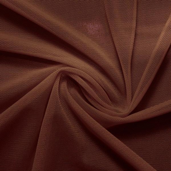 Color Attractive 4 Way Stretch Power Mesh FabricICE FABRICSICE FABRICS1-10 YardsBrownColor Attractive 4 Way Stretch Power Mesh Fabric ICE FABRICS Bronze