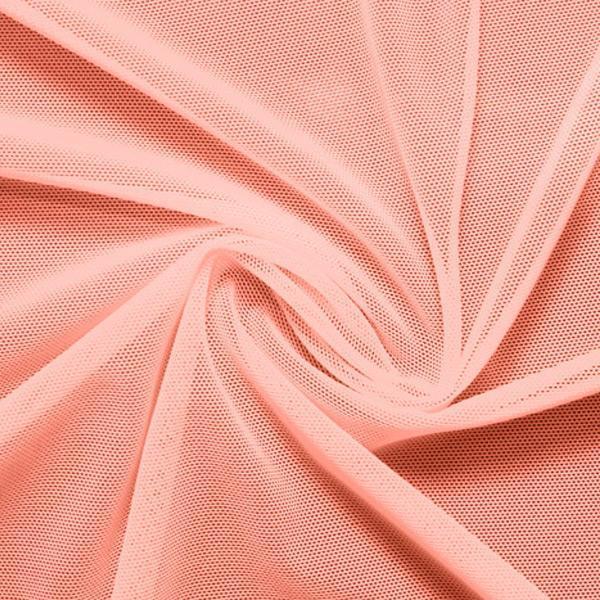 Color Attractive 4 Way Stretch Power Mesh FabricICE FABRICSICE FABRICS1-10 YardsSalmonColor Attractive 4 Way Stretch Power Mesh Fabric ICE FABRICS Salmon