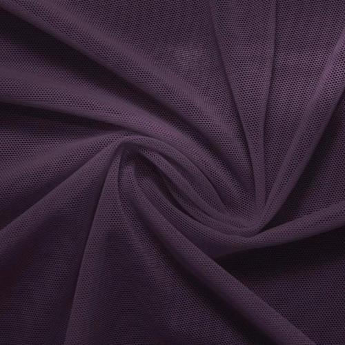 Color Classic 4 Way Stretch Power Mesh FabricICE FABRICSICE FABRICS1-10 YardsEggplantColor Classic 4 Way Stretch Power Mesh Fabric ICE FABRICS Eggplant