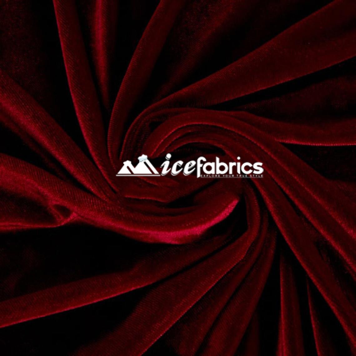 Cranberry Luxury Stretch Velvet Fabric _ Spandex FabricVelvet FabricICE FABRICSICE FABRICSCranberry Luxury Stretch Velvet Fabric _ Spandex Fabric ICE FABRICS