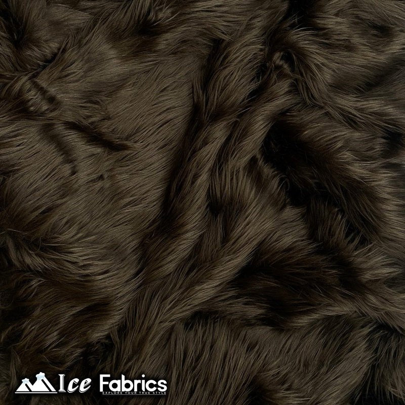 Dark Brown Shaggy Mohair Faux Fur Fabric Wholesale (20 Yards Bolt)ICE FABRICSICE FABRICSLong pile 2.5” to 3”20 Yards Roll (60” Wide )Dark Brown Shaggy Mohair Faux Fur Fabric Wholesale (20 Yards Bolt) ICE FABRICS