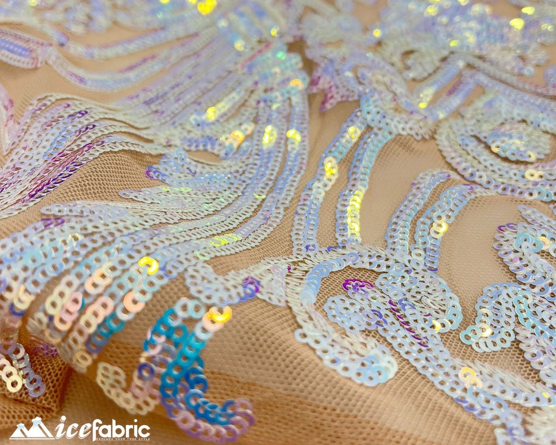 Diba Baby Blue Geometric Stretch Sequin Fabric / Lace FabricICE FABRICSICE FABRICSDiba Sequin Fabric Baby BlueDiba Baby Blue Geometric Stretch Sequin Fabric / Lace Fabric ICE FABRICS