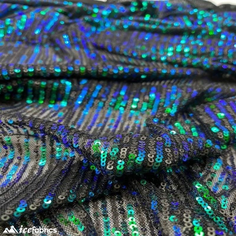 Elegant 2 Way All Over Stretch Sequin FabricICE FABRICSICE FABRICSBy The Yard58 inches WideIridescent GreenElegant 2 Way All Over Stretch Sequin Fabric ICE FABRICS Iridescent Green