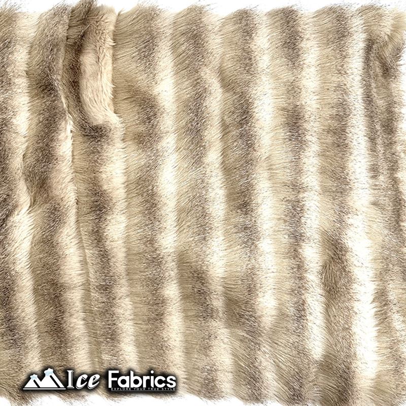 Fancy Feather Long pile Faux Fur Fabric | 3” PileICE FABRICSICE FABRICSBeige - Brown - WhiteBy The Yard (60” Wide)Fancy Feather Long pile Faux Fur Fabric | 3” Pile ICE FABRICS Beige - Brown - White