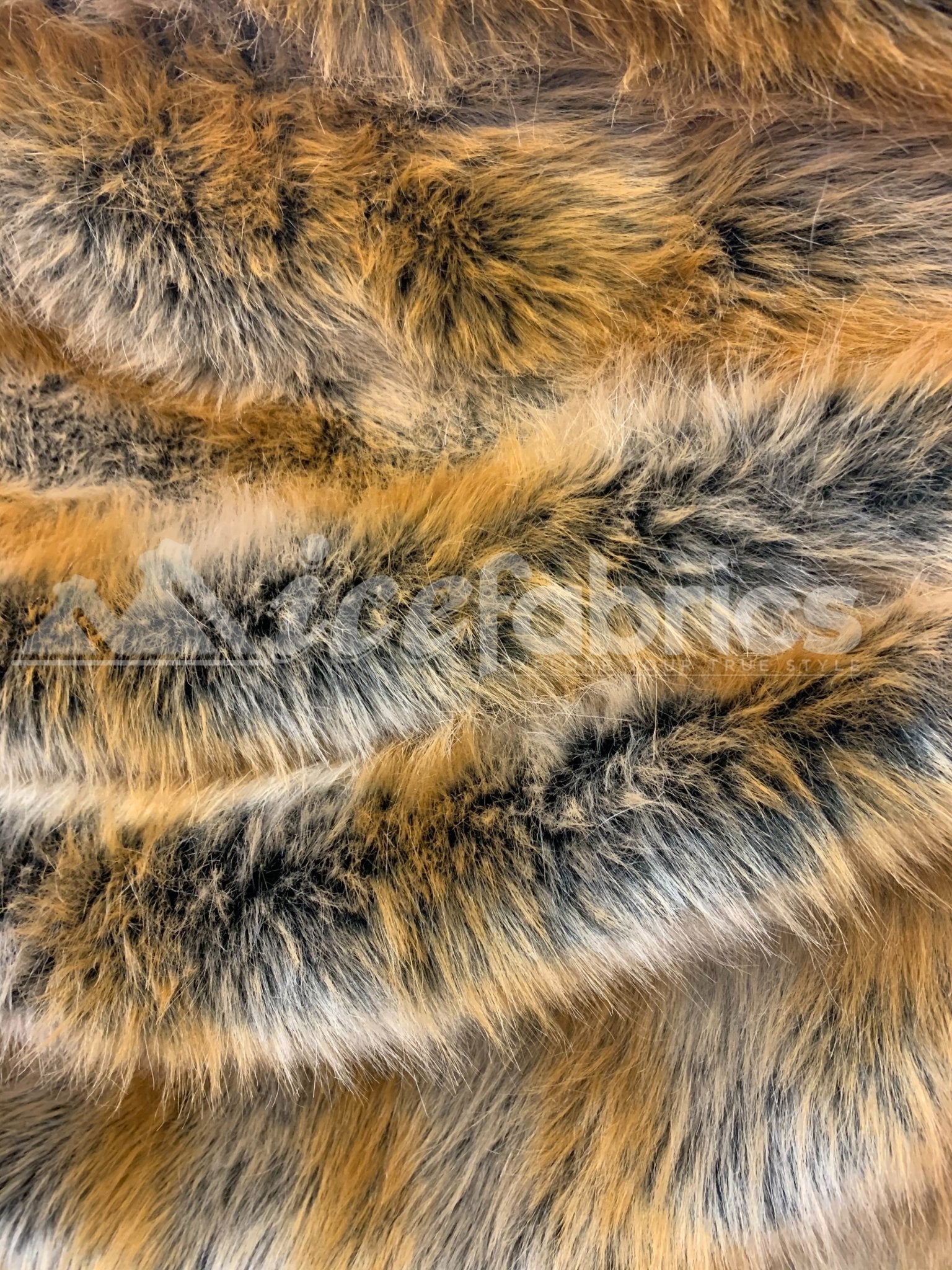 Fashion Stripe Brown & Gold Thick Faux Fur Fabric By The Yard MaterialICEFABRICICE FABRICSBy The Yard (60 inches Wide)Fashion Stripe Brown & Gold Thick Faux Fur Fabric By The Yard Material ICEFABRIC