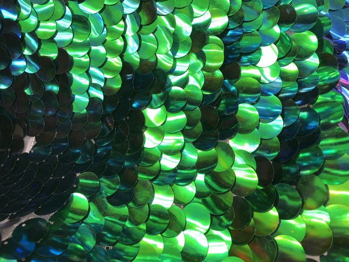Fish Scale Circle Mermaid Fabric Sequin Iridescent FabricICEFABRICICE FABRICSPink/BlueFish Scale Circle Mermaid Fabric Sequin Iridescent Fabric ICEFABRIC Blue/Green