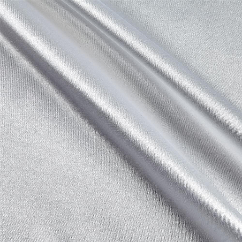 French Quality 5% Stretch Satin Fabric Spandex Fabric BTY ICEFABRIC White