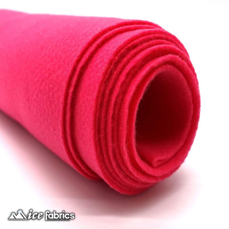 Fuchsia Acrylic Felt Fabric / 1.6mm Thick _ 72” WideICE FABRICSICE FABRICSBy The YardFuchsia Acrylic Felt Fabric / 1.6mm Thick _ 72” Wide ICE FABRICS