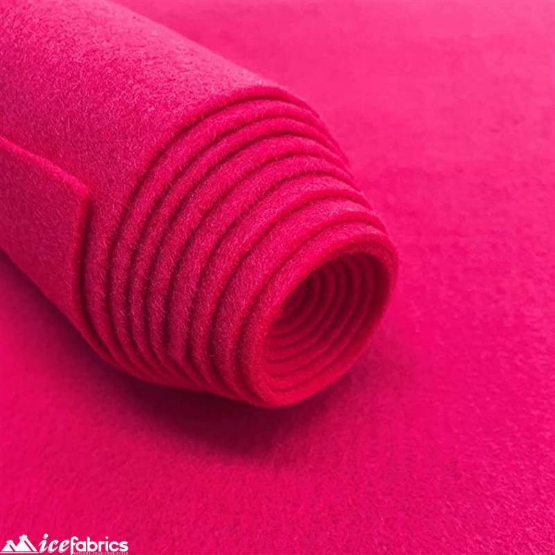 Fuchsia Crafts Acrylic Felt Fabric | 72” Wide | 36” LongICE FABRICSICE FABRICSBy The Yard1.6mm ThickFuchsia Crafts Acrylic Felt Fabric | 72” Wide | 36” Long ICE FABRICS