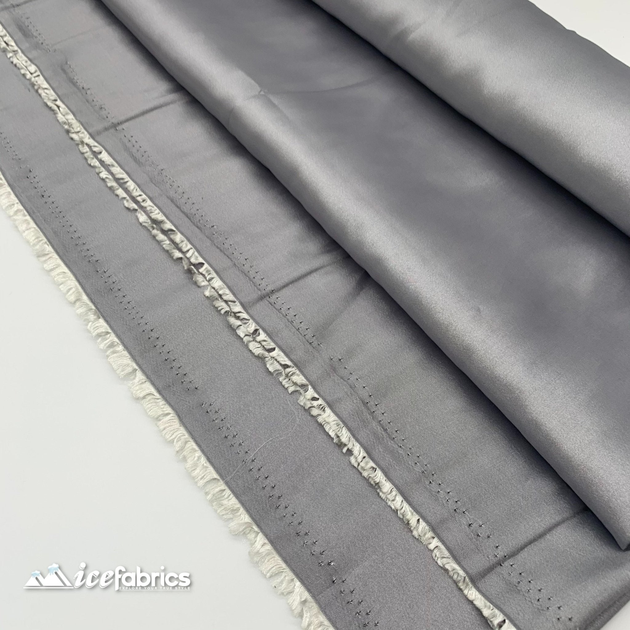 Gray Luxury Solid/ Taffeta Fabric / Fashion FabricTaffeta FabricICEFABRICICE FABRICSGrayGray Luxury Solid/ Taffeta Fabric / Fashion Fabric ICEFABRIC