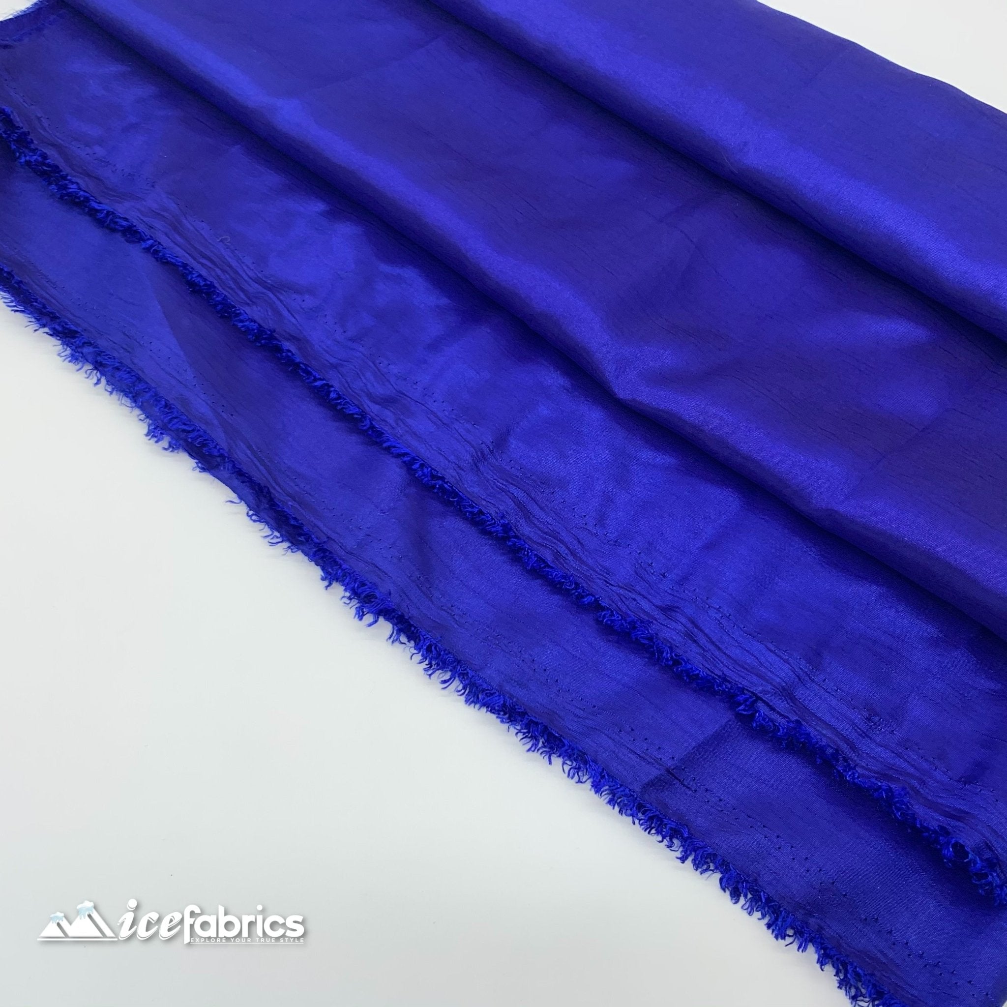 High Quality Solid Taffeta Fabric_ 60" Width_ By The YardTaffeta FabricICEFABRICICE FABRICSRoyal BlueHigh Quality Solid Taffeta Fabric_ 60" Width_ By The Yard ICEFABRIC Royal Blue