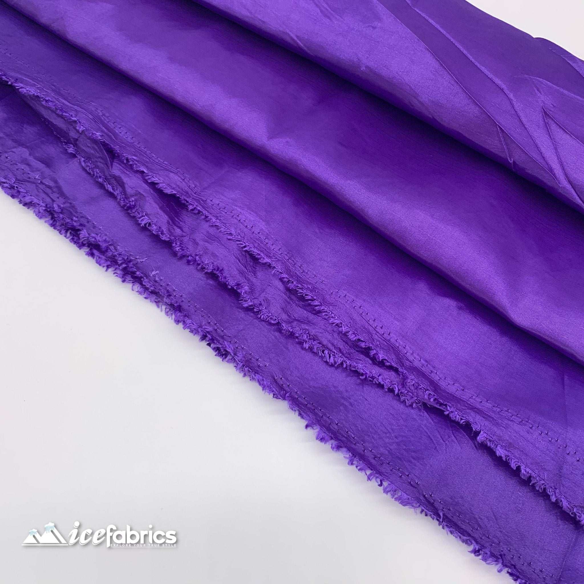 High Quality Solid Taffeta Fabric_ 60" Width_ By The YardTaffeta FabricICEFABRICICE FABRICSPurpleHigh Quality Solid Taffeta Fabric_ 60" Width_ By The YardTaffeta FabricICEFABRICICE FABRICSPurpleHigh Quality Solid Taffeta Fabric_ 60" Width_ By The Yard ICEFABRIC Purple