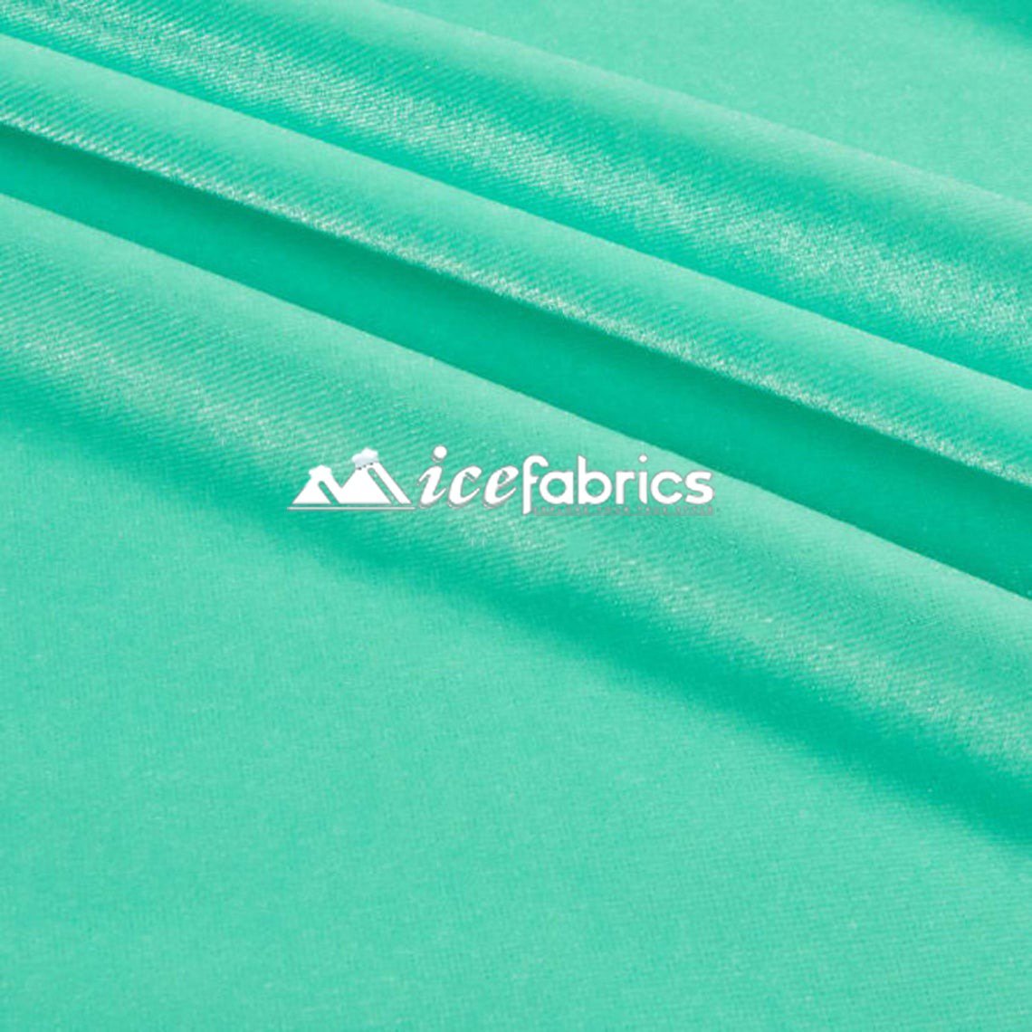 Hight Quality Stretch Velvet Fabric By The Roll (20 yards) Wholesale FabricVelvet FabricICE FABRICSICE FABRICSMintBy The Roll (60" Wide)Hight Quality Stretch Velvet Fabric By The Roll (20 yards) Wholesale Fabric ICE FABRICS Mint