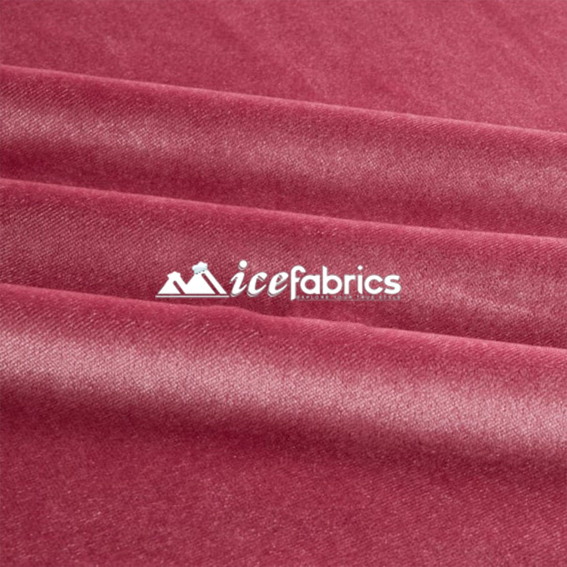 Hight Quality Stretch Velvet Fabric By The Roll (20 yards) Wholesale FabricVelvet FabricICE FABRICSICE FABRICSMauveBy The Roll (60" Wide)Hight Quality Stretch Velvet Fabric By The Roll (20 yards) Wholesale Fabric ICE FABRICS Mauve