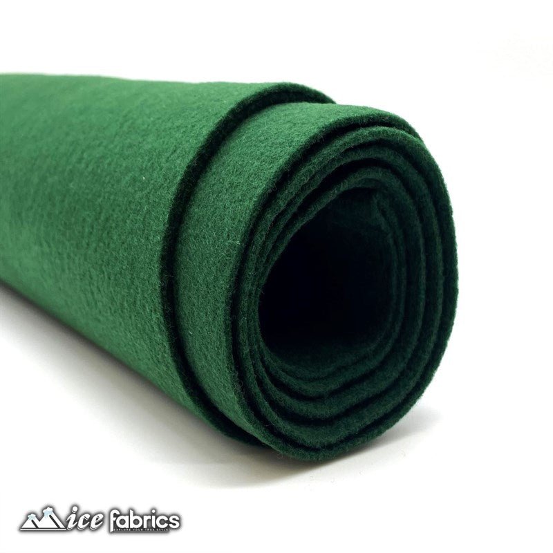 Hunter Green Felt Material Acrylic Felt Material 1.6mm ThickICE FABRICSICE FABRICS4”X4”InchesHunter Green Felt Material Acrylic Felt Material 1.6mm Thick ICE FABRICS