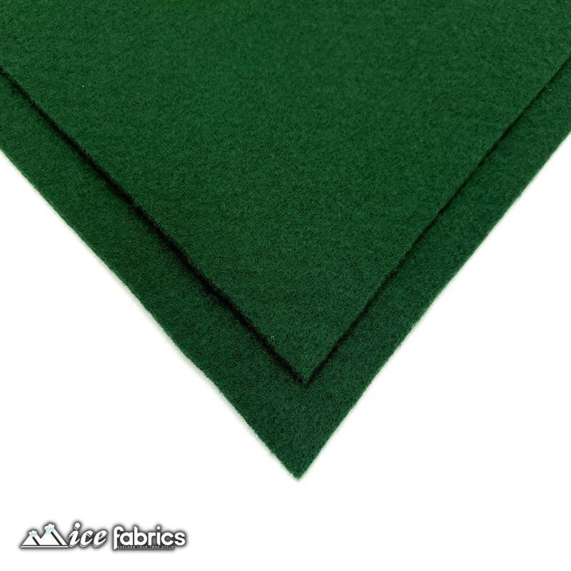 Hunter Green Felt Material Acrylic Felt Material 1.6mm ThickICE FABRICSICE FABRICS4”X4”InchesHunter Green Felt Material Acrylic Felt Material 1.6mm Thick ICE FABRICS