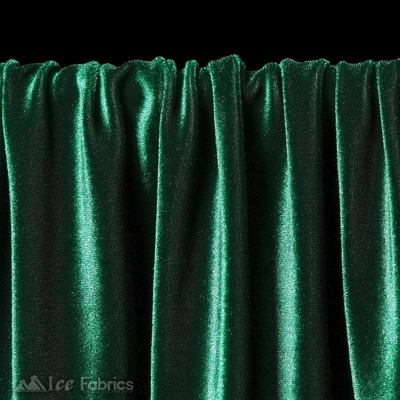 Hunter Green Wholesale Velvet Fabric Stretch | 60" WideICE FABRICSICE FABRICS20 Yards Hunter GreenHunter Green Wholesale Velvet Fabric Stretch | 60" Wide