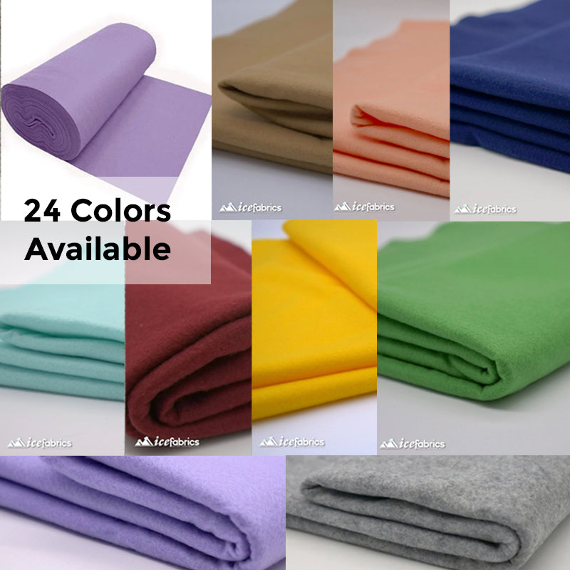 Acrylic Felt Fabric By The Roll | 20 yards | Wholesale Fabric ICE FABRICS
