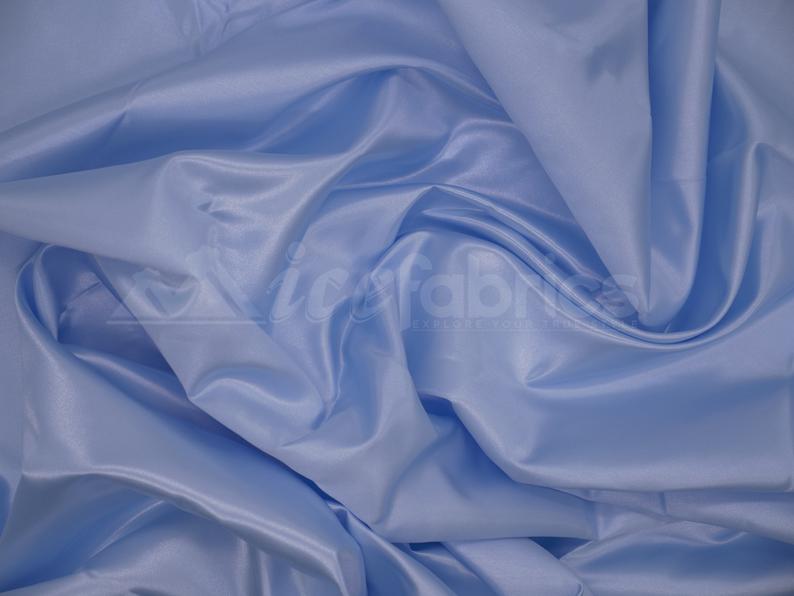 Thick Silky Bridal Satin Fabric By The Roll ( 20 yards) Wholesale Fabric.Satin FabricICEFABRICICE FABRICSBaby BlueBy The Roll (60" Wide)Thick Silky Bridal Satin Fabric By The Roll ( 20 yards) Wholesale Fabric. ICEFABRIC