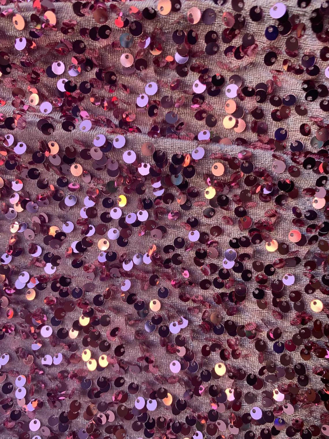 Iridescent Pink Mermaid Sequin on Pink Stretch Velvet Spandex FabricICE FABRICSICE FABRICSPer YardIridescent Pink Mermaid Sequin on Pink Stretch Velvet Spandex Fabric ICE FABRICS