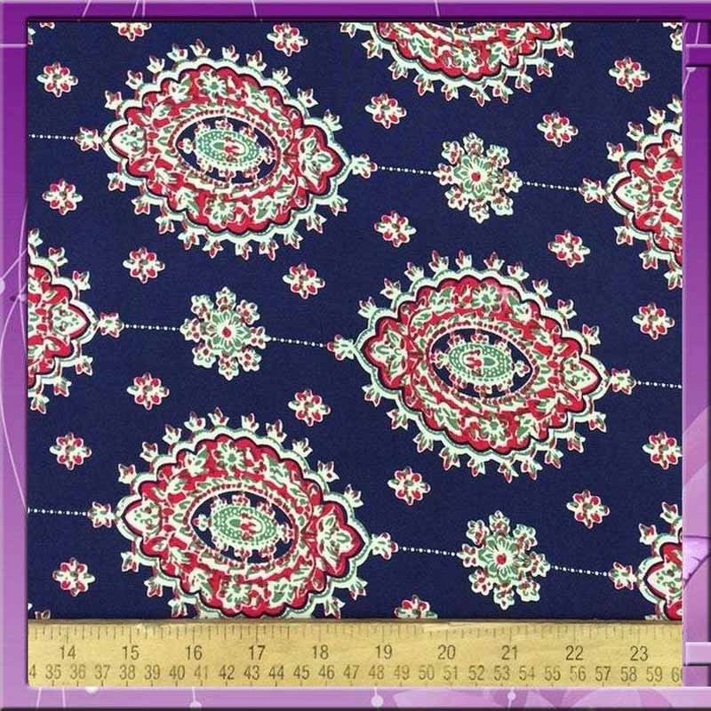 Japanese Double Border Design Navy Blue And Fuchsia Pink Rayon Challis FabricChallis FabricICEFABRICICE FABRICSJapanese Double Border Design Navy Blue And Fuchsia Pink Rayon Challis Fabric ICEFABRIC