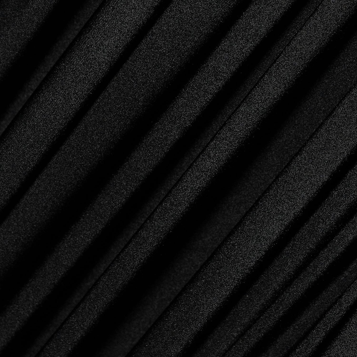 Jordan 4 Way Stretch Fabric Shiny Nylon Spandex BlackICE FABRICSICE FABRICSBy The Yard (58" Width)Jordan 4 Way Stretch Fabric Shiny Nylon Spandex Black ICE FABRICS
