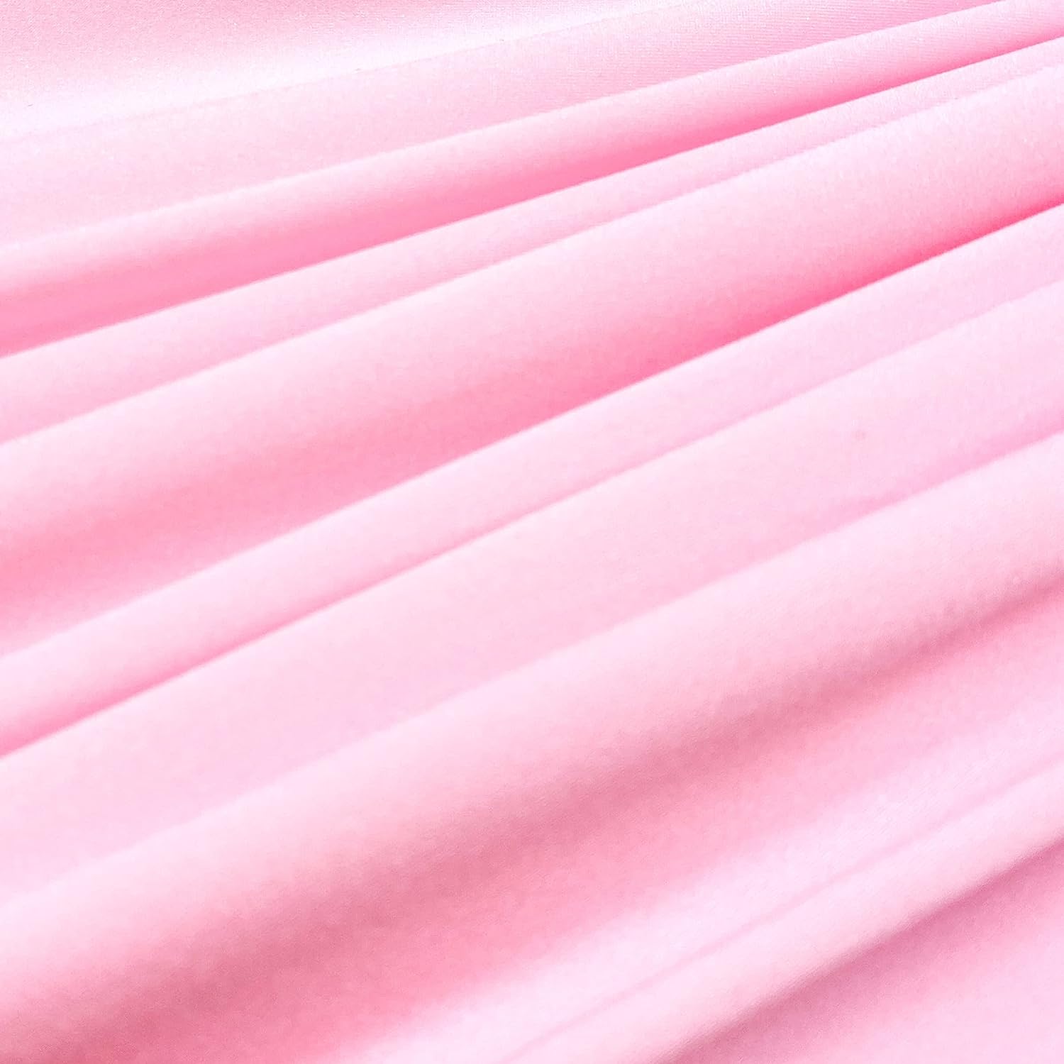 Jordan 4 Way Stretch Fabric Shiny Nylon Spandex Light PinkICE FABRICSICE FABRICSBy The Yard (58" Width)Jordan 4 Way Stretch Fabric Shiny Nylon Spandex Light Pink ICE FABRICS