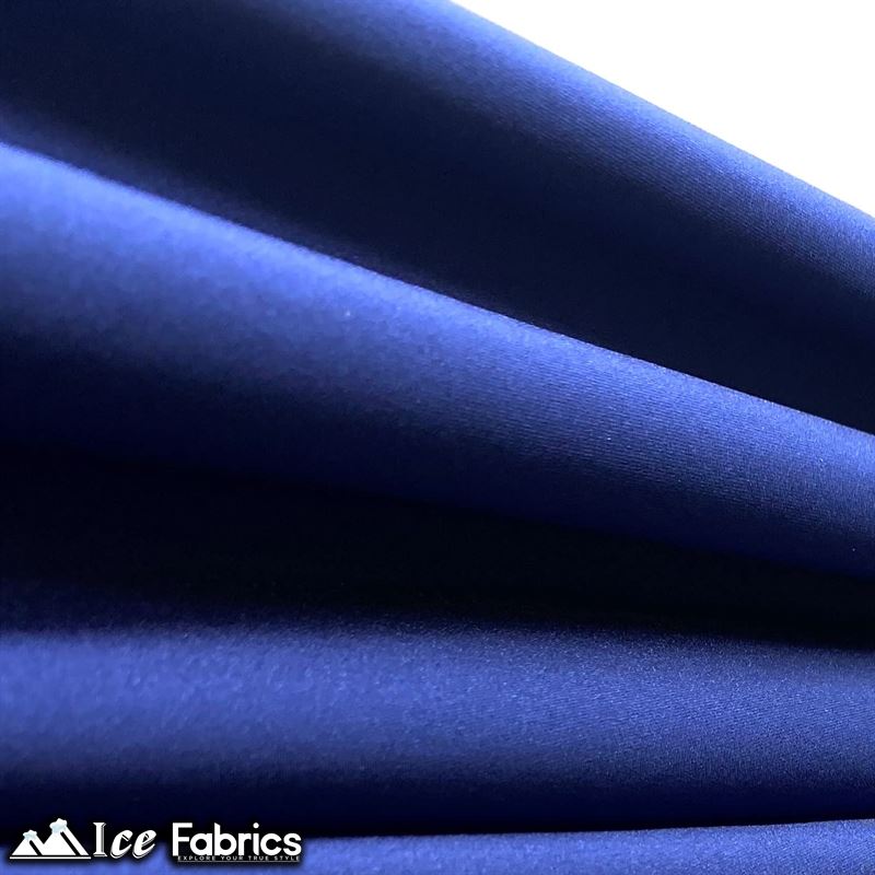 Jordan 4 Way Stretch Fabric Shiny Nylon Spandex Navy BlueICE FABRICSICE FABRICSBy The Yard (58" Width)Jordan 4 Way Stretch Fabric Shiny Nylon Spandex Navy Blue ICE FABRICS